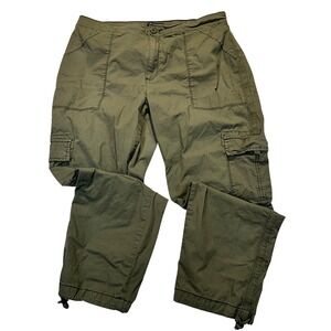 Social Standard Cargo Pants Womens XL Olive Green Excellent Utility Gorpcore